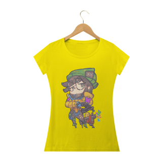 Nome do produto Camiseta Feminina Baby Long Killjoy valorant