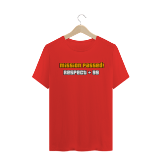 Nome do produto Camiseta Mission Passed! Respect+
