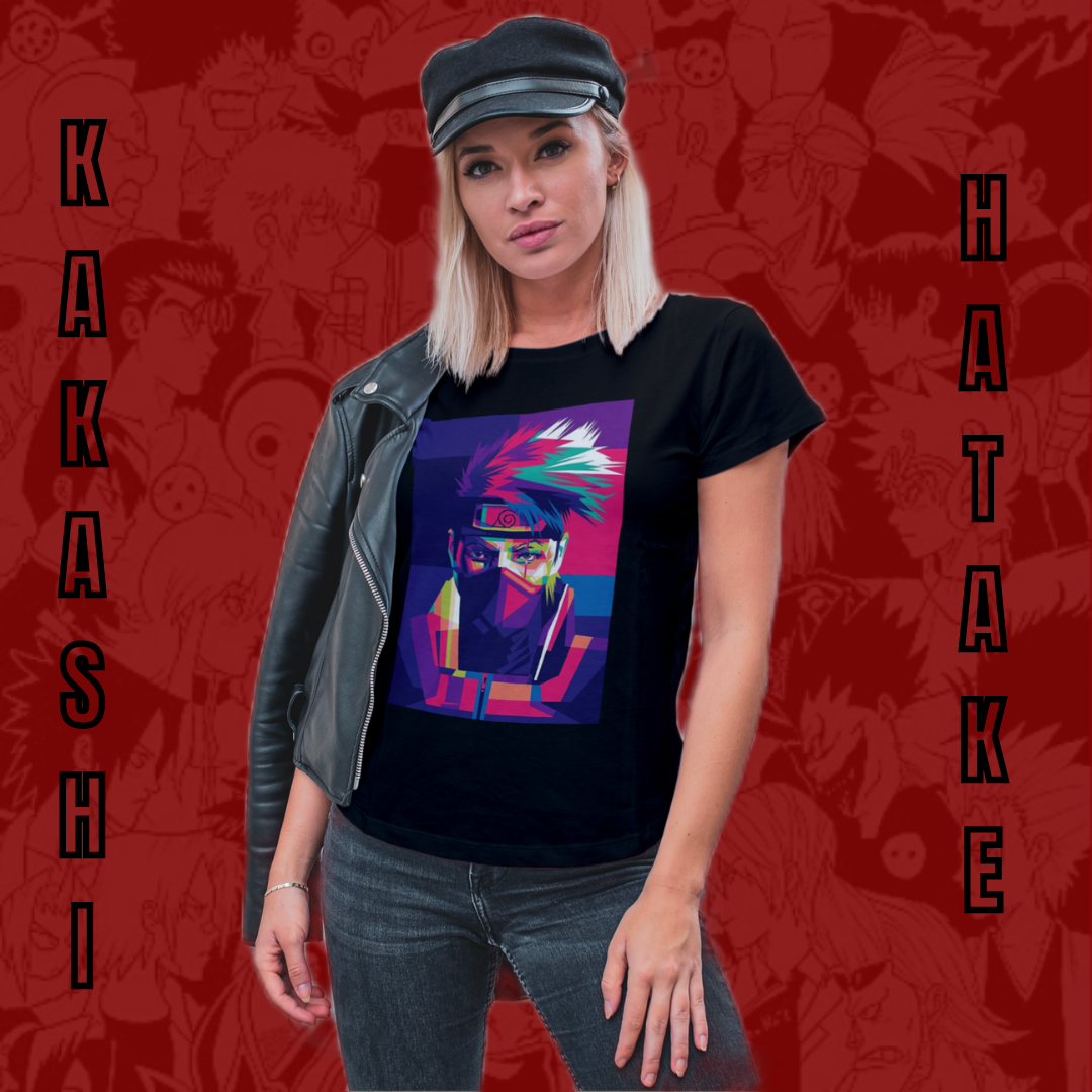 Camisa kakashi Hatake  color - serie anime