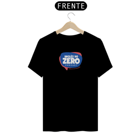 Camiseta preta Inglês do Zero