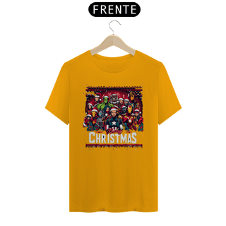 Nome do produto CAMISETA NATAL VINGADORES ESTRANHOS