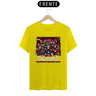 Nome do produto CAMISETA NATAL VINGADORES ESTRANHOS