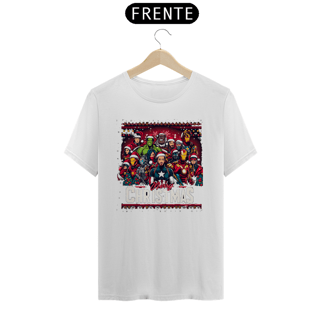 Nome do produto CAMISETA NATAL VINGADORES ESTRANHOS