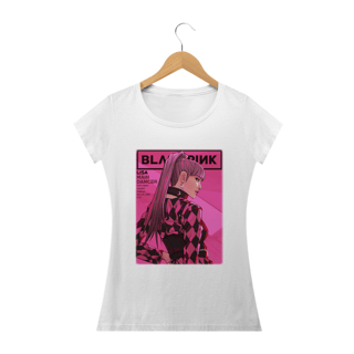 Nome do produto CAMISETA BABY LONG BLACK PINK