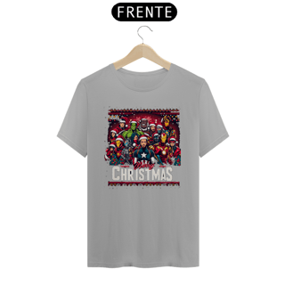Nome do produto CAMISETA NATAL VINGADORES ESTRANHOS