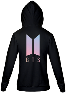 Nome do produto MOLETON DE ZIPER BTS