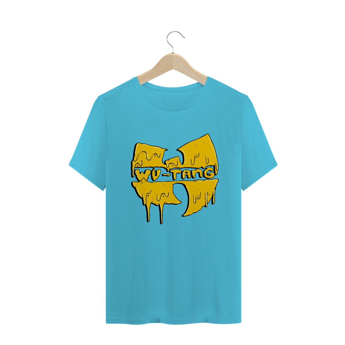 Nome do produto: Camiseta de Malha Quality Wu Tang Clan Logo Paint 