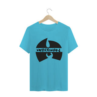 Nome do produtoT-Shirt Camiseta de Malha Quality WUTANG Logo Black Method Man
