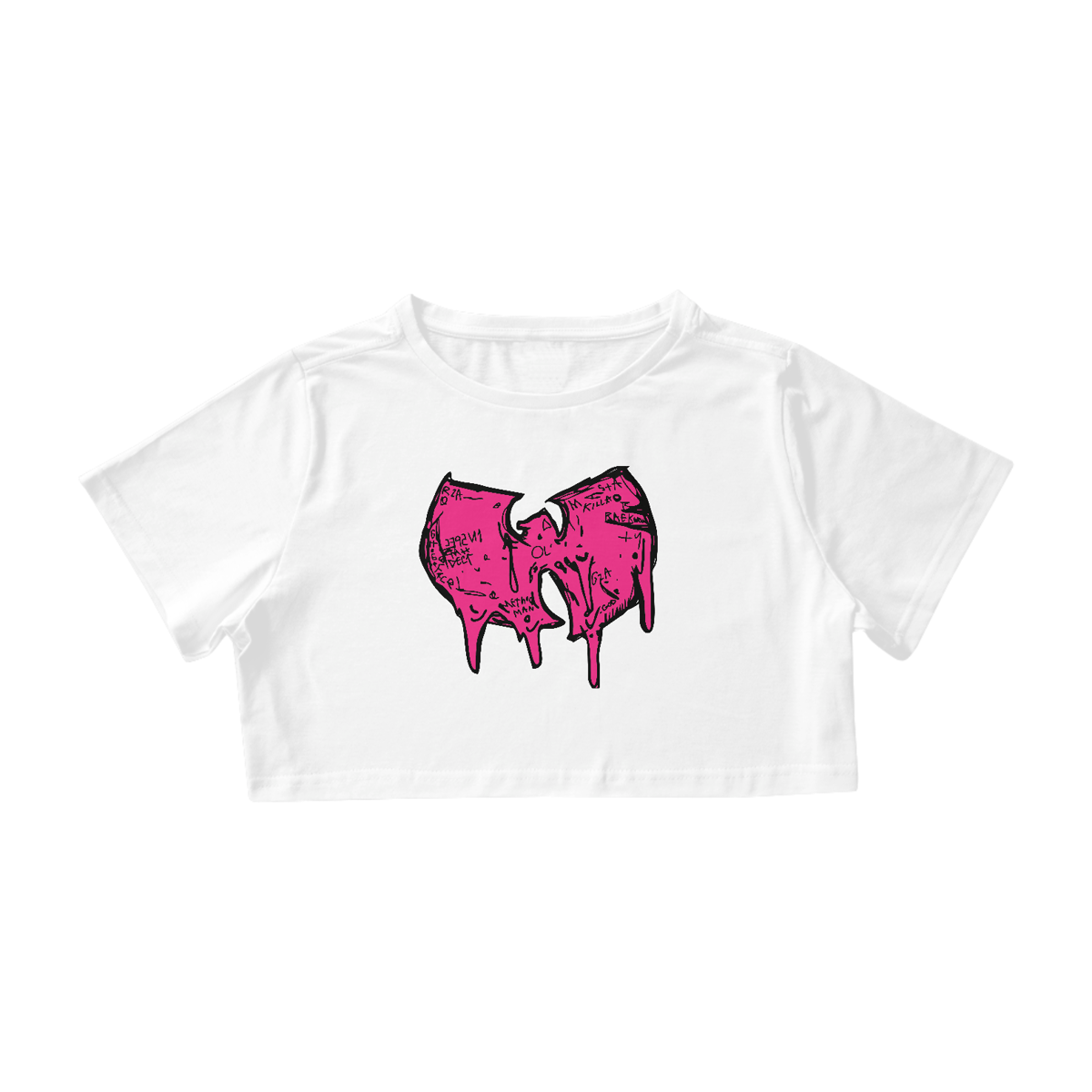 Nome do produto: Cropped Wu Tang Clan Wu Draw Rosa