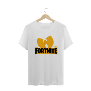Nome do produtoCamiseta de Malha Quality Wu Tang Clan Fortnite Logo Nome Amarelo