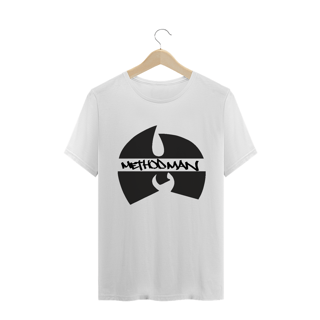 Nome do produtoT-Shirt Camiseta de Malha Quality WUTANG Logo Black Method Man
