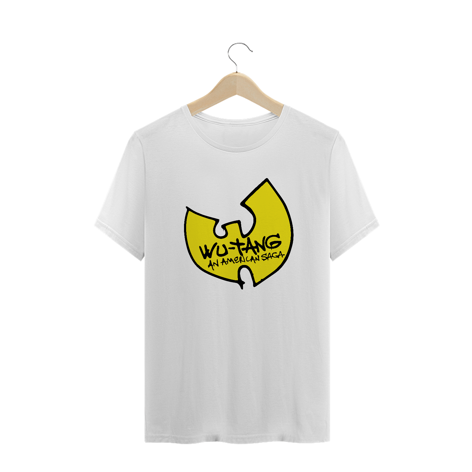 Camiseta de Malha Prime Wu Tang An American Saga Grafite Branca