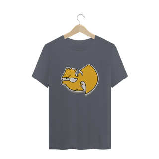Nome do produtoCamiseta de Malha Quality Wu Tang Clan Logo Bart Simpson