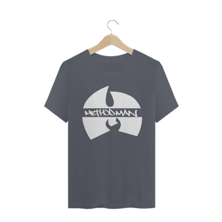 Nome do produtoT-Shirt Camiseta de Malha Quality WUTANG Logo White Method Man