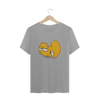 Nome do produtoCamiseta de Malha Quality Wu Tang Clan Logo Bart Simpson