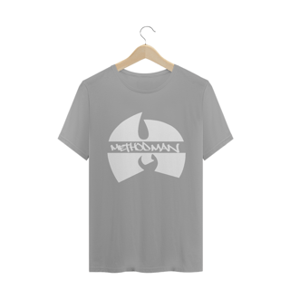 Nome do produtoT-Shirt Camiseta de Malha Quality WUTANG Logo White Method Man