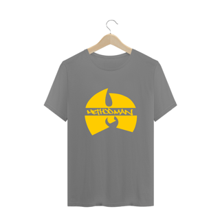 Nome do produtoT-Shirt Camiseta de Malha PLUS SIZE WUTANG Logo Yellow Method Man