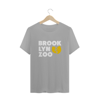 Nome do produtoCamiseta de Malha Plus Size Wu Tang Clan Brooklyn Zoo Letra Branca