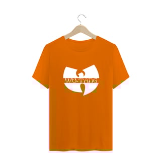 Nome do produtoCamiseta de Malha Quality Wu Tang Clan Logo Texto Tradicional Branco