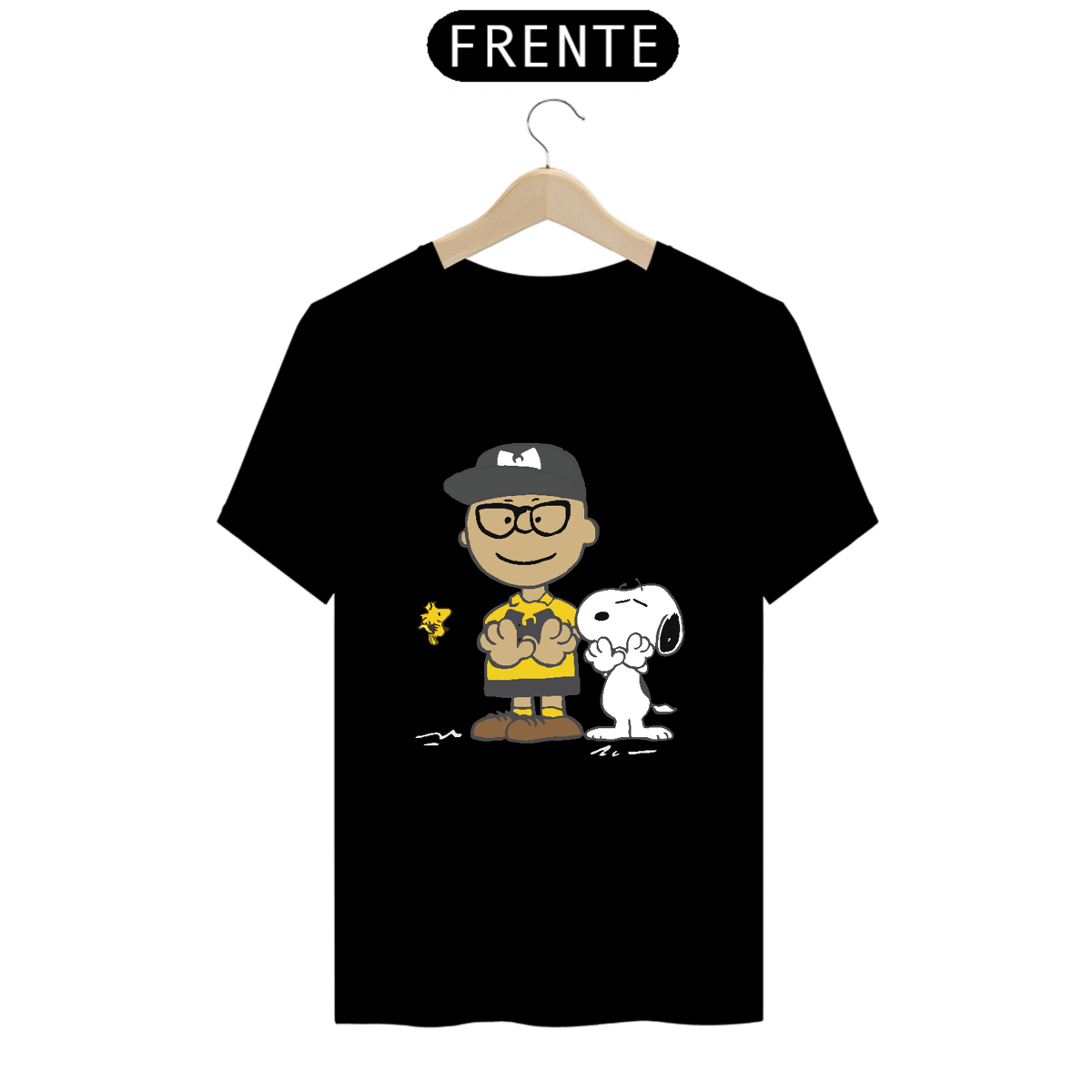 Nome do produto: Camiseta de Malha Prime Wu Tang Clan Cartoon WU
