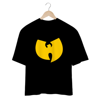 Nome do produtoCamiseta de Malha Oversized Wu Tang Clan Logo Amarelo