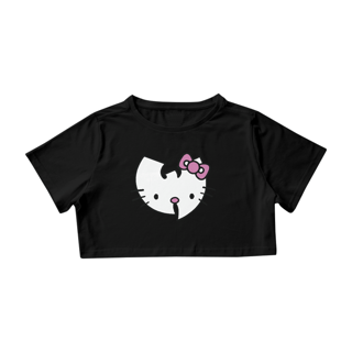 Cropped Wu Tang Clan Wu Hello Kitty