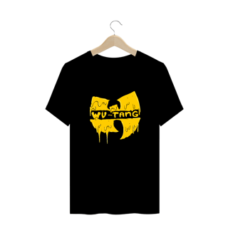 T-Shirt Camiseta de Malha PLUS SIZE WUTANG Logo Paint