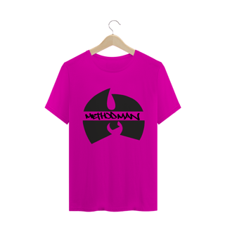 Nome do produtoT-Shirt Camiseta de Malha Quality WUTANG Logo Black Method Man