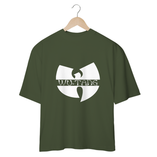Nome do produtoCamiseta de Malha Oversized Wu Tang Clan Logo-Nome Branco