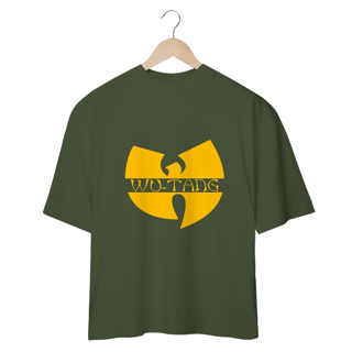 Nome do produtoCamiseta de Malha Oversized Wu Tang Clan Logo-Nome Amarelo