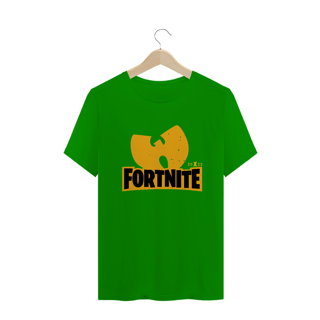 Nome do produtoCamiseta de Malha Quality Wu Tang Clan Fortnite Logo Nome Amarelo
