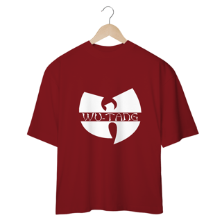 Nome do produtoCamiseta de Malha Oversized Wu Tang Clan Logo-Nome Branco