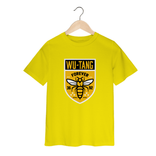 Nome do produtoCamiseta Infantil Wu Tang Clan Escudo Bees