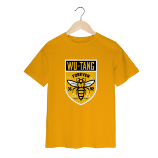 Nome do produtoCamiseta Infantil Wu Tang Clan Escudo Bees