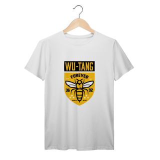 Nome do produtoCamiseta de Malha Prime Wu Tang Clan Escudo Bees