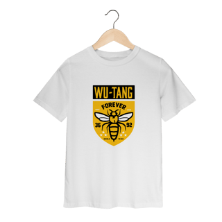 Nome do produtoCamiseta Infantil Wu Tang Clan Escudo Bees