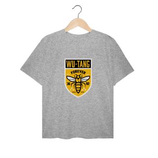 Nome do produtoCamiseta de Malha PLUS SIZE Wu Tang Clan Escudo Bees