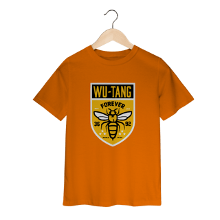 Nome do produtoCamiseta Infantil Wu Tang Clan Escudo Bees