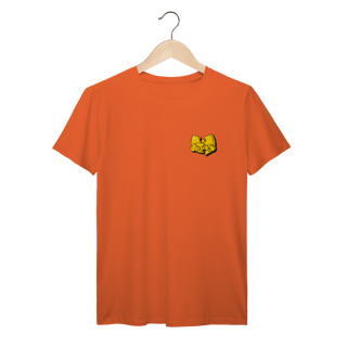 Nome do produtoCamiseta de Malha Prime Wu Tang Logo Draw Yellow Frente e Costas