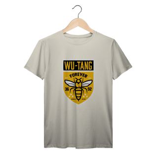 Nome do produtoCamiseta de Malha Prime Wu Tang Clan Escudo Bees