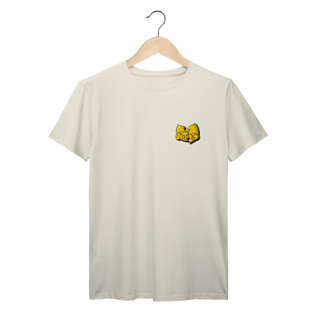 Nome do produtoCamiseta de Malha Prime Wu Tang Logo Draw Yellow Frente e Costas