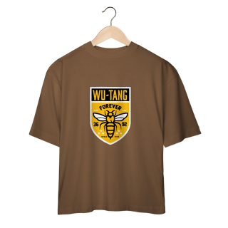 Nome do produtoCamiseta de Malha Oversized Wu Tang Clan Escudo Bees