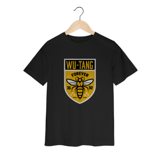 Nome do produtoCamiseta Infantil Wu Tang Clan Escudo Bees