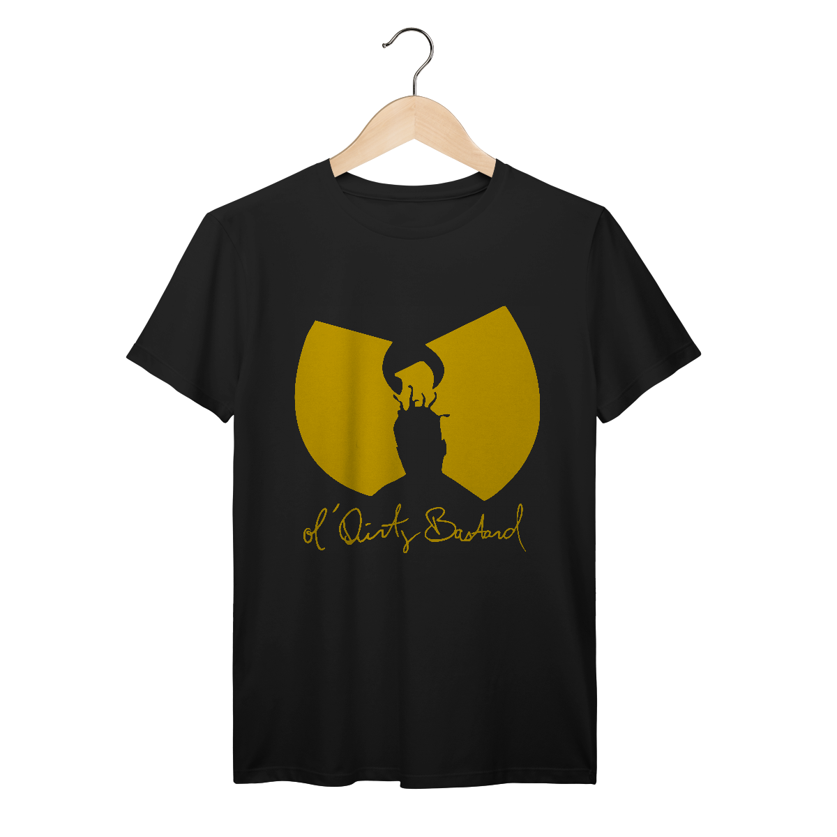 Nome do produto: Camiseta de Malha Prime Wu Tang Clan ODB Signature