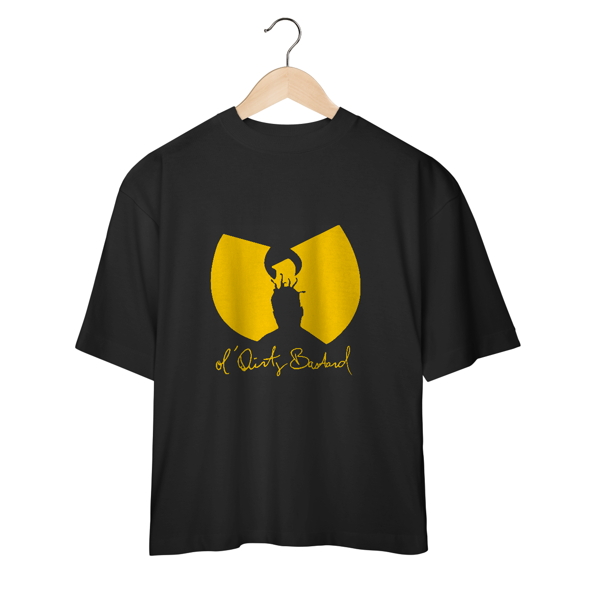 Nome do produto: Camiseta de Malha Oversized Wu Tang Clan ODB Signature