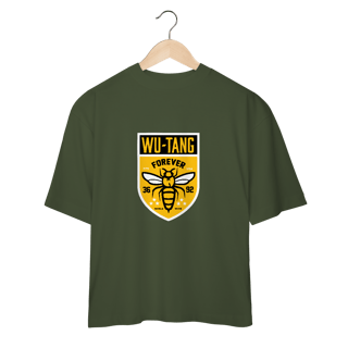 Nome do produtoCamiseta de Malha Oversized Wu Tang Clan Escudo Bees