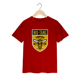 Nome do produtoCamiseta Infantil Wu Tang Clan Escudo Bees