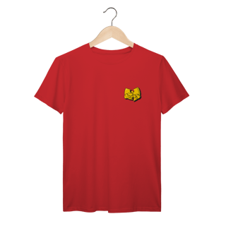 Nome do produtoCamiseta de Malha Prime Wu Tang Logo Draw Yellow Frente e Costas