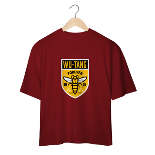 Nome do produtoCamiseta de Malha Oversized Wu Tang Clan Escudo Bees