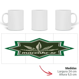 Nome do produtoCaneca Maconhe-se Geométrico